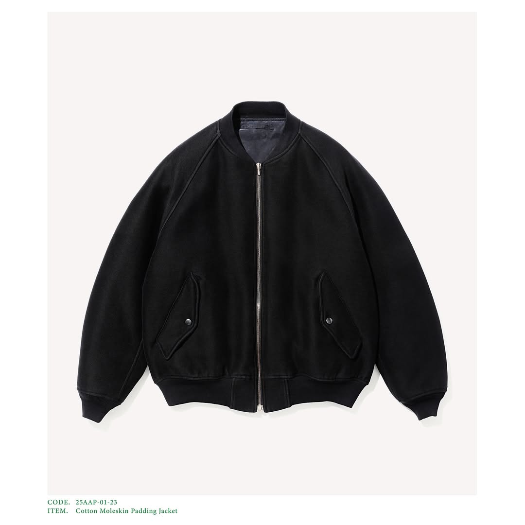 A.PRESSE 25AW Cotton Moleskin Padding Jacket